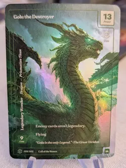 Wonders of First Golu the Destroyer Formless Foil Mythic Call Of The Stones - Image 1