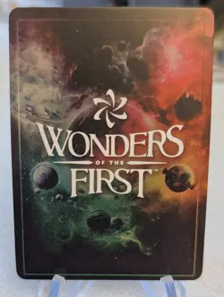 Wonders of the First Wanted Foil Alt Art Call of the Stones A18 Khareth Duskwane - Image 2