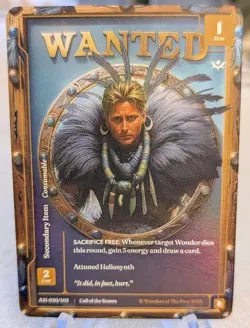 Wonders of the First Wanted Foil Alt Art Call of the Stones A21 Vincent Varok - Image 1