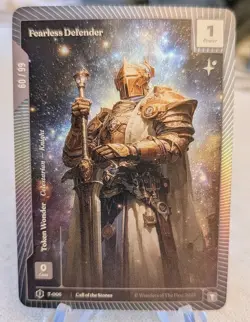 Wonders of the First Fearless Defender Token OCM Foil /99 Call of the Stones - Image 1