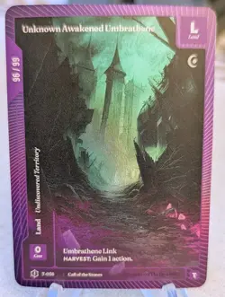 Wonders of the First Unknown Awakened Umbrathene Token OCM Foil /99 CotS - Image 1