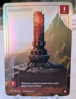 Wonders Of The First Formless Foil Brimstone Obelisk Epic Call Of The Stones - Image 1