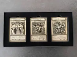 YuGiOh Duel Monsters Egyptian God Relief Set Obelisk Osiris Ra New - Image 1