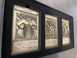 YuGiOh Duel Monsters Egyptian God Relief Set Obelisk Osiris Ra New - Image 3