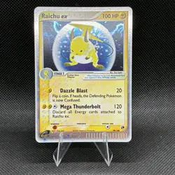 (NM) Raichu ex 98/100 Sandstorm Holo Rare Vintage Pokemon e-Reader Card - Image 1