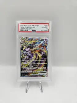 Pokemon PSA 10 Graded Mewtwo VSTAR 221/172 VSTAR Universe Alt Art SAR Japanese - Image 1