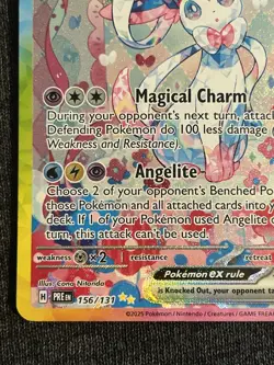 Pokemon SV: Prismatic Evolutions Sylveon ex 156/131 ENGLISH - Image 3