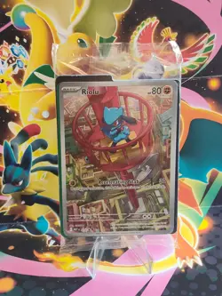 Pokemon Riolu Full Art Promo Holo Me: Mega Evolution Promo 010 HP 80 SEALED - Image 1