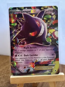 Gengar EX 34/119 XY - Pokemon Phantom Forces Holo - Image 1