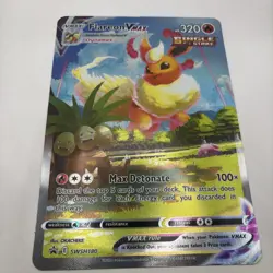 Pokemon Flareon VMAX SWSH Promo Single Strike Full Art Holo 320 HP SWSH180 - Image 1