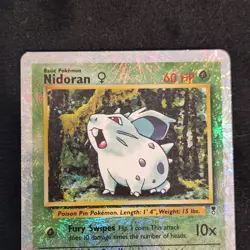 Pokemon Nidoran F 82/110 Legendary Collection Reverse Holo Common 60 HP English - Image 3