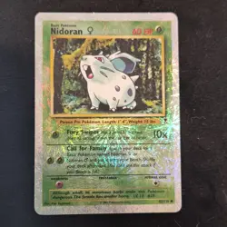 Pokemon Nidoran F 82/110 Legendary Collection Reverse Holo Common 60 HP English - Image 4