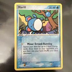 2004 Pokemon TCG Team Rocket Returns Marill 68/109 - LP - Image 1