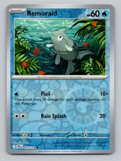 Reverse Holo Remoraid 033/159 Common Journey Together Pokemon - Image 1