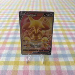 Alakazam V 172/185 Full Art Rare - Vivid Voltage Sword & Shield Pokemon TCG 2020 - Image 1