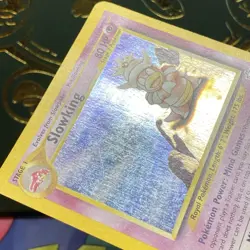Pokemon 2001 Slowking 14/111 Neo Genesis Holo SWIRL MP - Image 5