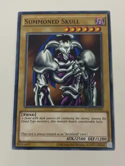 Yugioh - Summoned Skull x 3 - NM - Plus Free Holo Card - Image 2