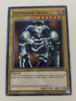 Yugioh - Summoned Skull x 3 - NM - Plus Free Holo Card - Image 3