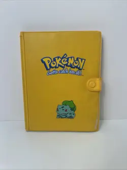 Vintage Pokemon Gotta Catch 'Em All! Bulbasaur Pokemon Card Binder Used - Image 1