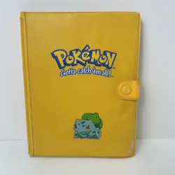 Vintage Pokemon Gotta Catch 'Em All! Bulbasaur Pokemon Card Binder Used - Image 2