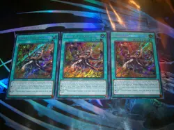 3x Radiant Typhoon Vision 1st Edition Secret Rare RA05-EN075 Yu-Gi-Oh! - Image 1
