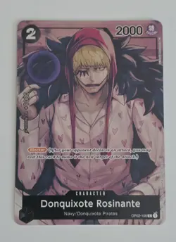 One Piece Donquixote Rosinante OP02-108 Alternate Art EN MT+ Paramount War - Image 1