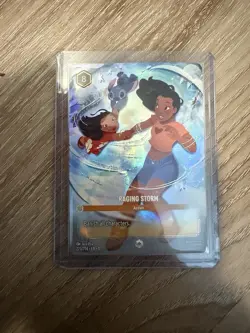 Raging Storm Winterspell Disney Lorcana Enchanted Holo 225/204 - Image 1