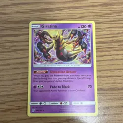 Pokemon Giratina Holo Rare TCG Card 86/236 Sun&Moon Unified Minds - Image 1