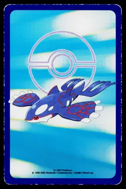 Kecleon 7 of Clubs Kyogre Deck Playing Card Heavily Played - Image 2