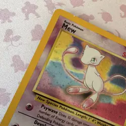 Pokemon TCG Mew 09/53 Wotc Promo Holo 50 HP Basic English Ken Sugimori Card - Image 4