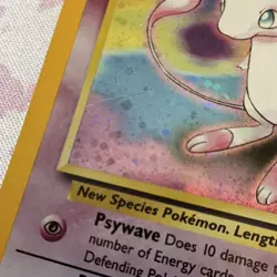 Pokemon TCG Mew 09/53 Wotc Promo Holo 50 HP Basic English Ken Sugimori Card - Image 5
