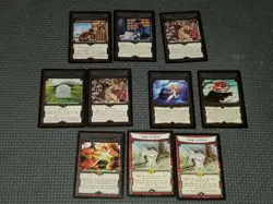 ACTION CARDS 10 Card Lot L5R CCG Legend Five Rings 8 Foil Cards Make a Wish x 2 - Image 1