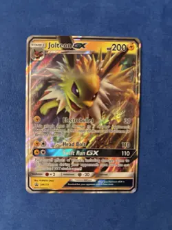 Pokemon Jolteon GX TCG Black Star Promo Holo Card SM173 - Image 1