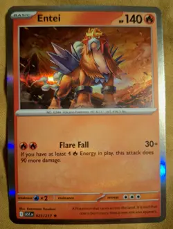 Pokemon Cards: Entei 25/217 | Rare Holofoil | ME: Ascended Heroes - Pokemon TCG - Image 1