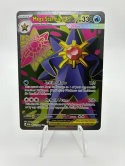 MEGA Starmie EX Perfect Order Pokemon Card Full Art ENGLISH - Image 1