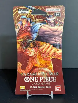 One Piece Card Game - OP-02 Paramount War - Sleeved Booster Pack - Image 1