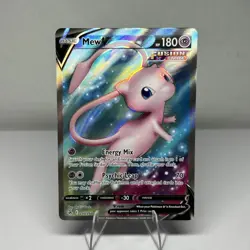 Pokemon Mew v Full Art Holo Ultra Rare TCG Card 250/264 Fusion Strike NM - Image 1