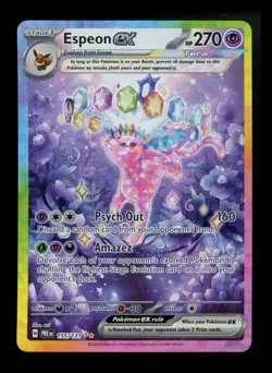 Espeon ex 155/131 Prismatic Evolutions 2025 SIR Holo Rare Pokemon Card TCG - Image 1