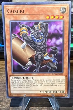 GOZUKI OP06-EN017 YUGIOH! Common - Near Mint NM rare card to find - Image 1