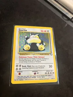 Pokemon TCG Snorlax Holo Rare Card 11/64 Jungle Unlimited - Image 1