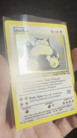 Pokemon TCG Snorlax Holo Rare Card 11/64 Jungle Unlimited - Image 2