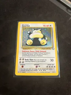 Pokemon TCG Snorlax Holo Rare Card 11/64 Jungle Unlimited - Image 5