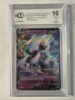 Galarian Rapidash V SWSH111 SWSH: Sword & Shield Promo Cards Pokemon Holo - Image 1