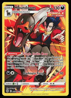 Houndoom TG10/TG30 Ultra Rare Brilliant Stars Trainer Gallery Pokemon Card - Image 1