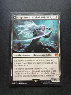 MTG Magic the Gathering: Sephiroth, Fabled SOLDIER (115/772) Final Fantasy - Image 1
