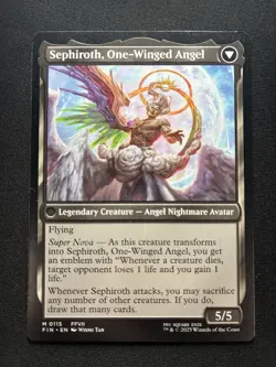 MTG Magic the Gathering: Sephiroth, Fabled SOLDIER (115/772) Final Fantasy - Image 3