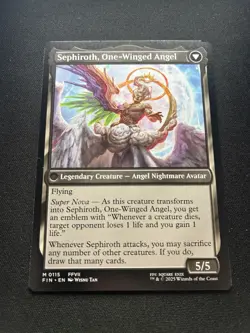 MTG Magic the Gathering: Sephiroth, Fabled SOLDIER (115/772) Final Fantasy - Image 4