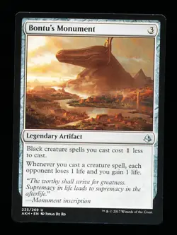 * * 1x Bontu's Monument x1 * * Amonkhet MTG NM Near Mint - Image 1
