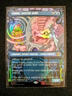 MTG Krang, Master Mind Showcase Foil 0230 TMNT TMT NM - Image 1