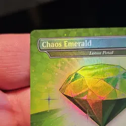 Magic: The Gathering Chaos Emerald Foil Full Art Artifact SLD 7031 English 2025 - Image 4